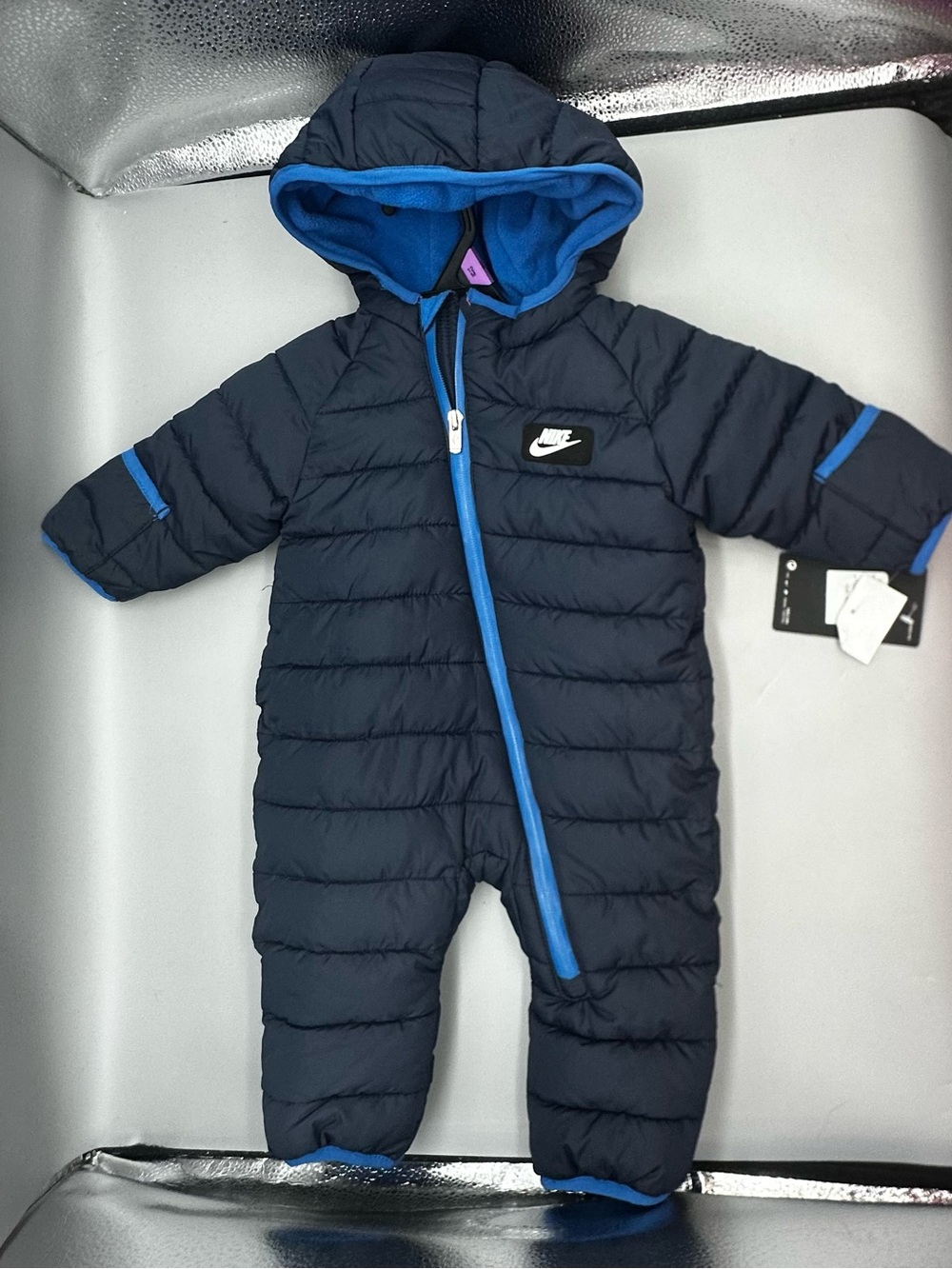 Nike infant baby quilted puffer snowsuit